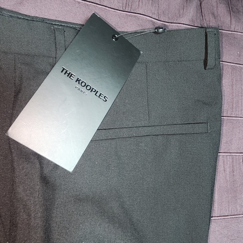 NWT MEN'S $140 THE KOOPLES  Wool Pants Bottom Cuffed Dress Pants Size 38